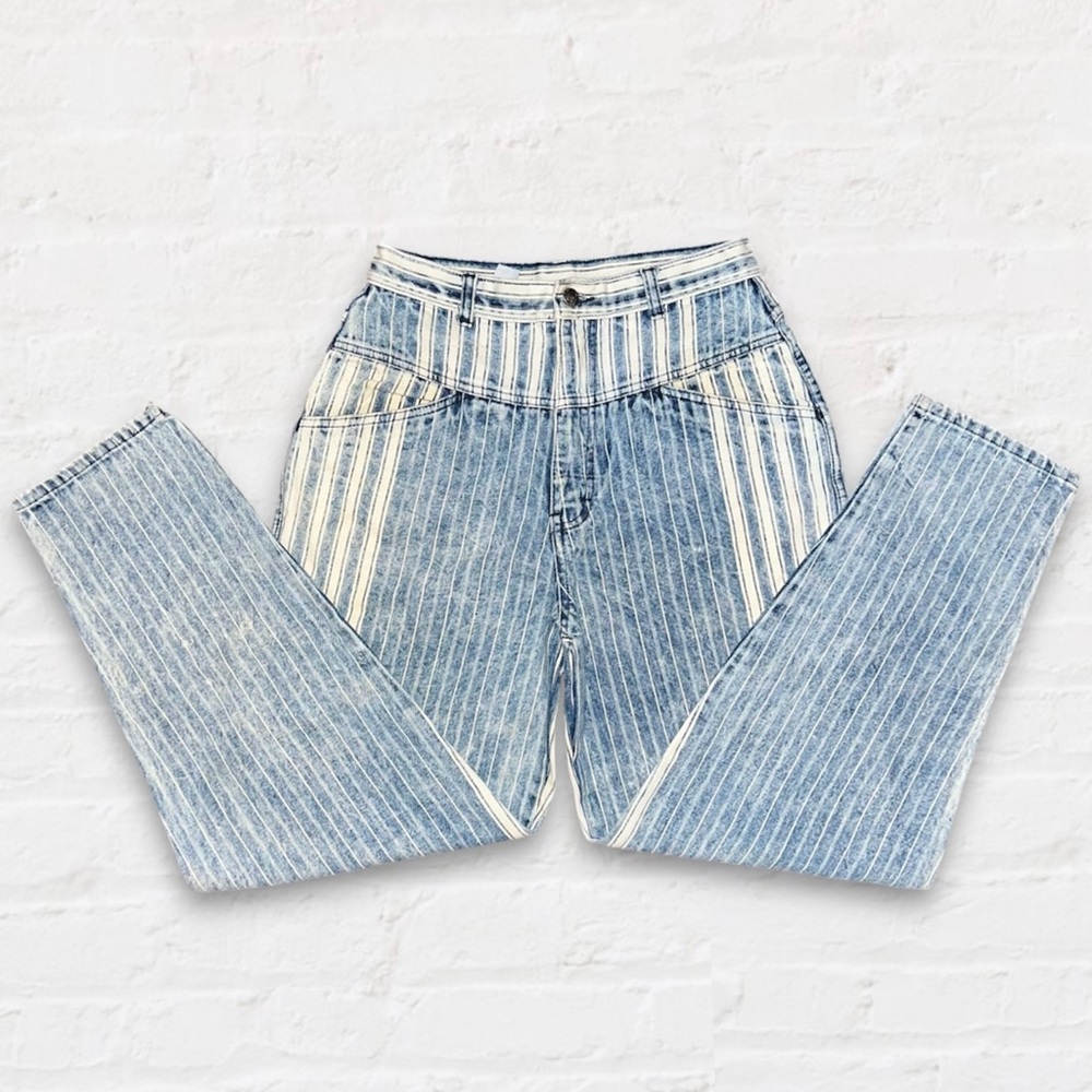 Vintage 80’s Whipp Pinstripe Jeans